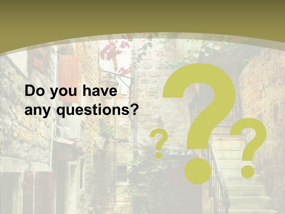 Historical Artwork Home PowerPoint Template