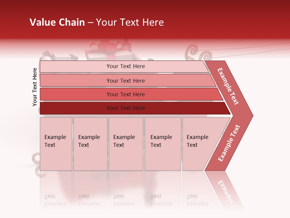 Sleigh Ice Gifts PowerPoint Template