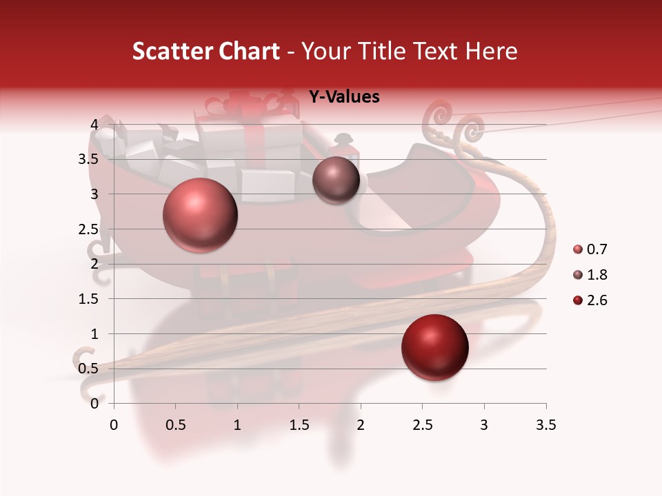 Sleigh Ice Gifts PowerPoint Template