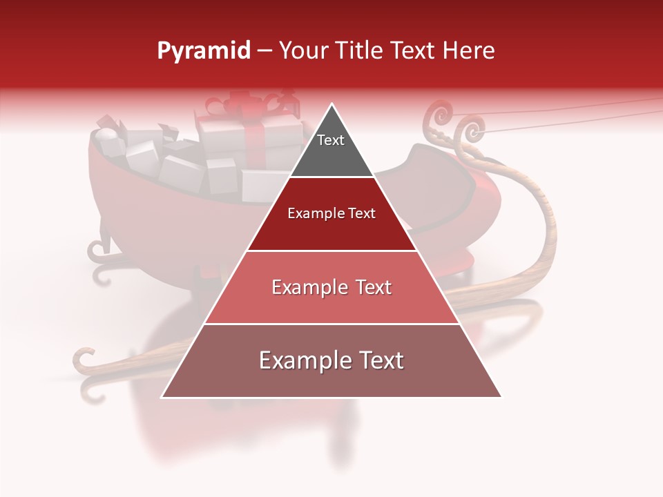 Sleigh Ice Gifts PowerPoint Template