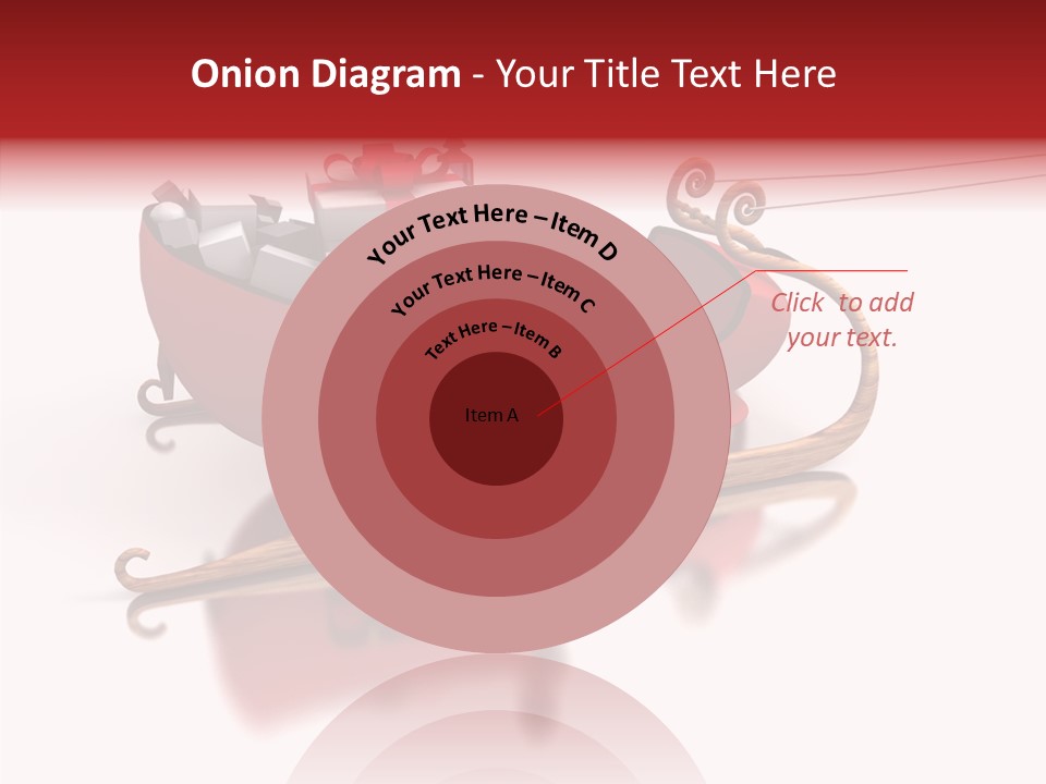 Sleigh Ice Gifts PowerPoint Template
