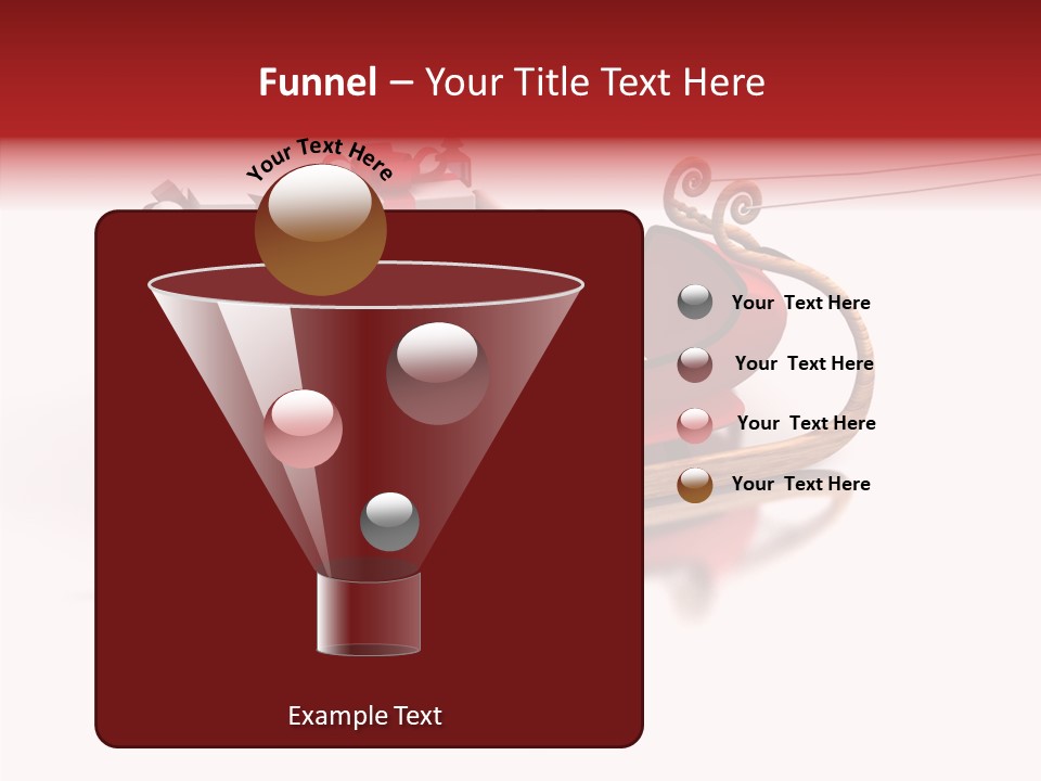 Sleigh Ice Gifts PowerPoint Template