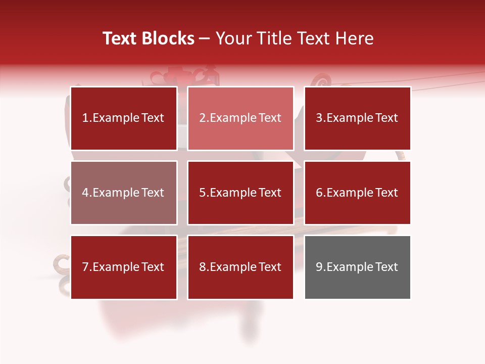 Sleigh Ice Gifts PowerPoint Template