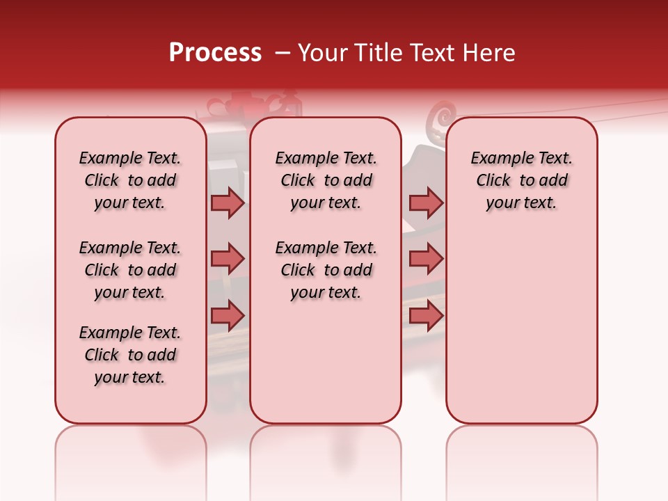 Sleigh Ice Gifts PowerPoint Template
