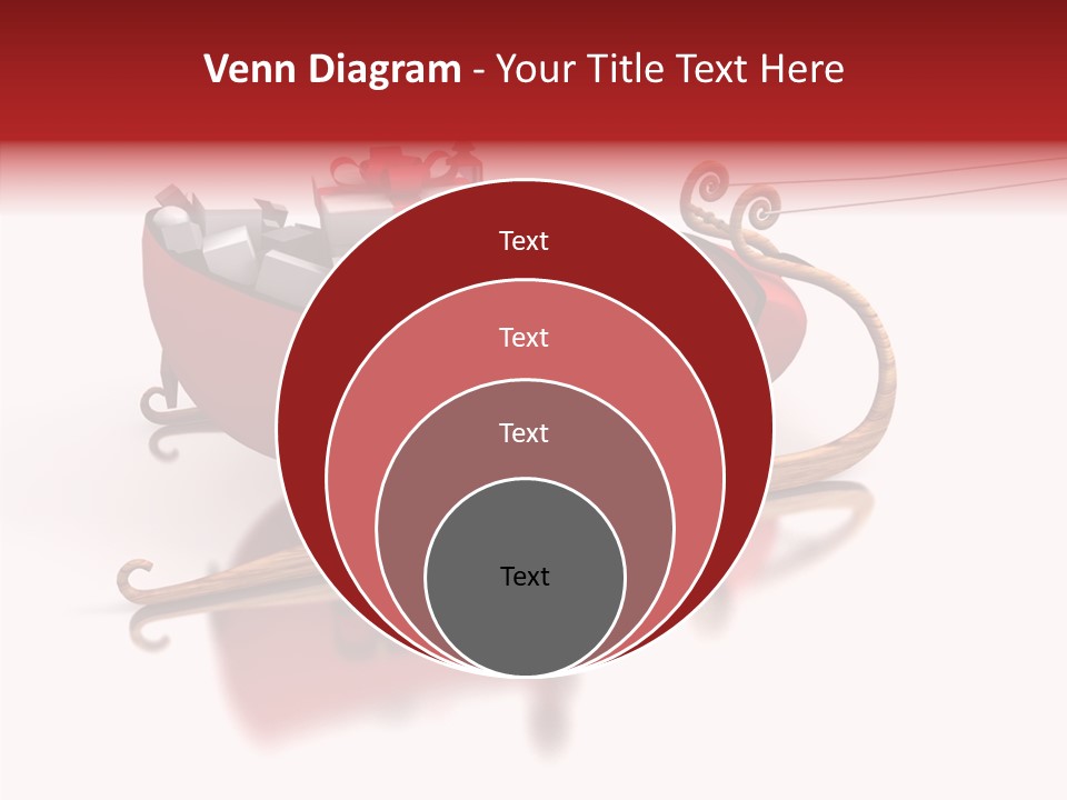 Sleigh Ice Gifts PowerPoint Template