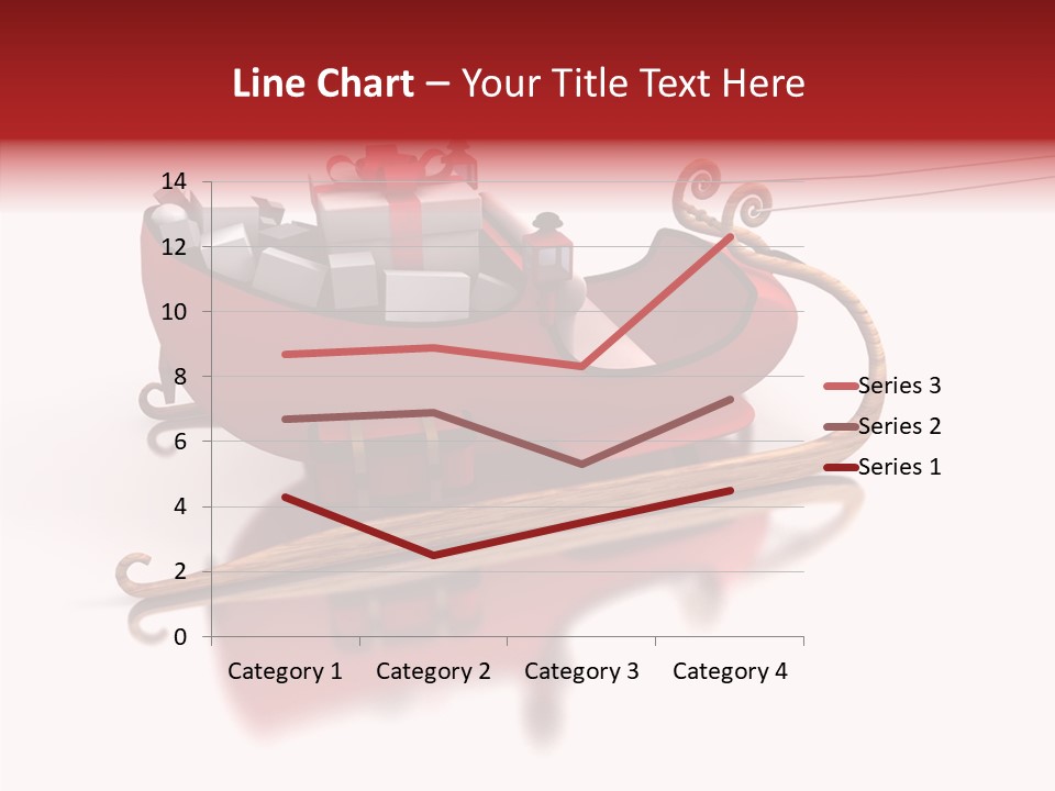 Sleigh Ice Gifts PowerPoint Template