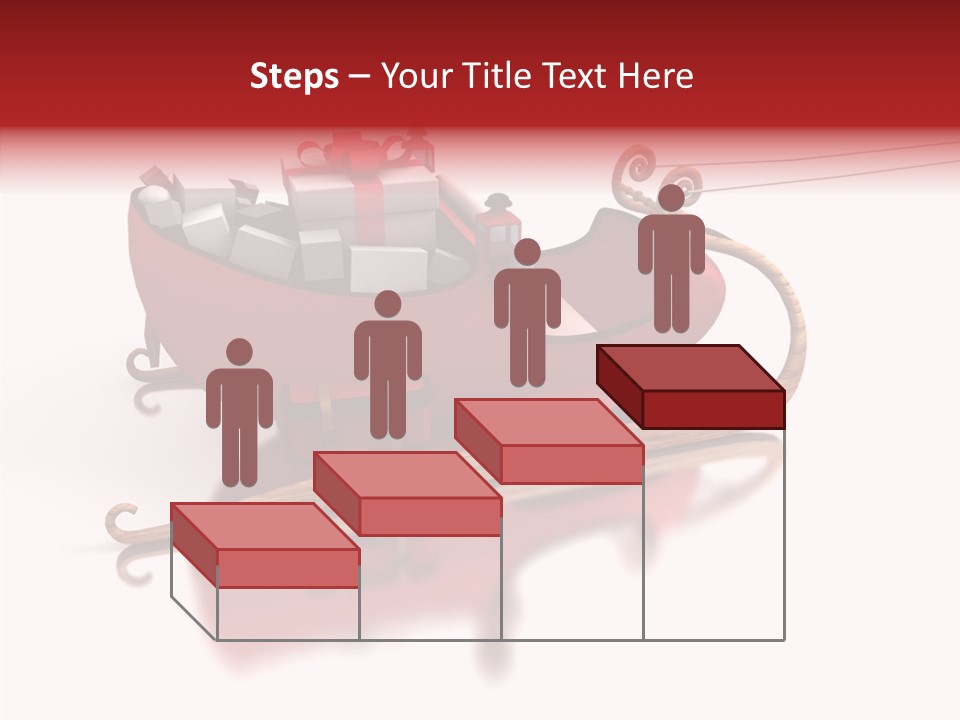 Sleigh Ice Gifts PowerPoint Template