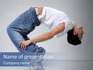 Action Acrobat Skill PowerPoint Template