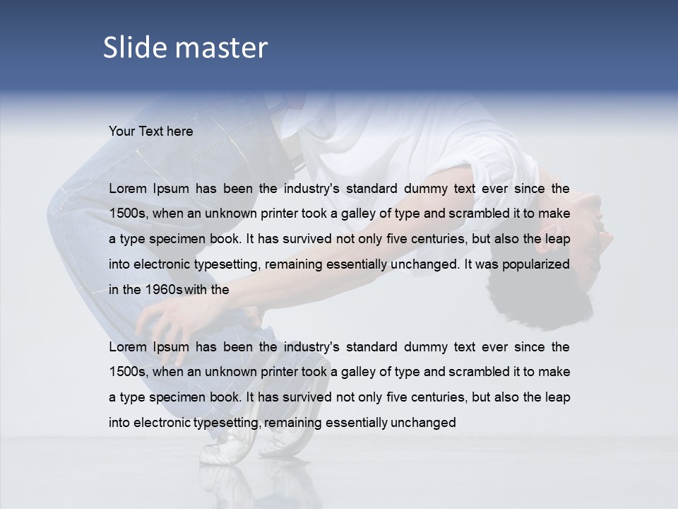 Action Acrobat Skill PowerPoint Template