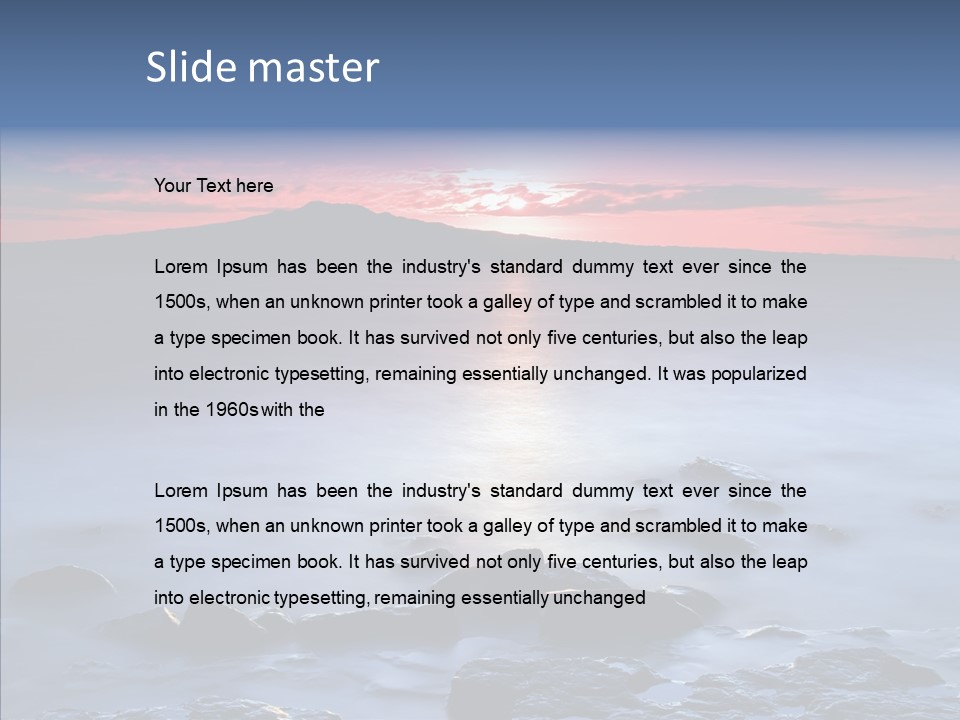 Auckland Zealand Sky PowerPoint Template