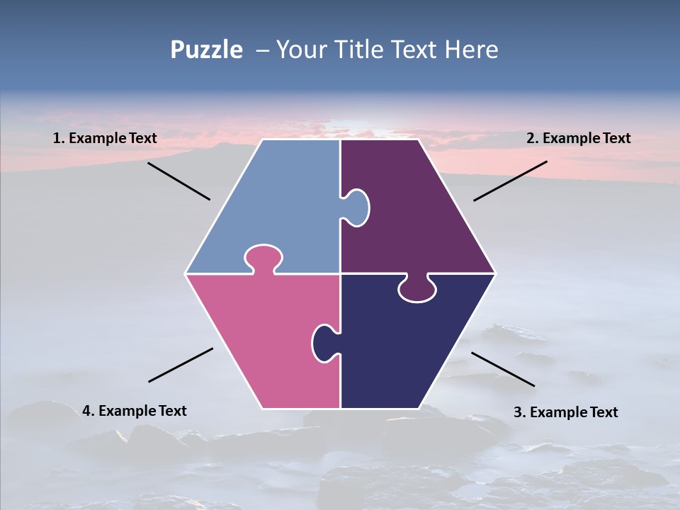 Auckland Zealand Sky PowerPoint Template