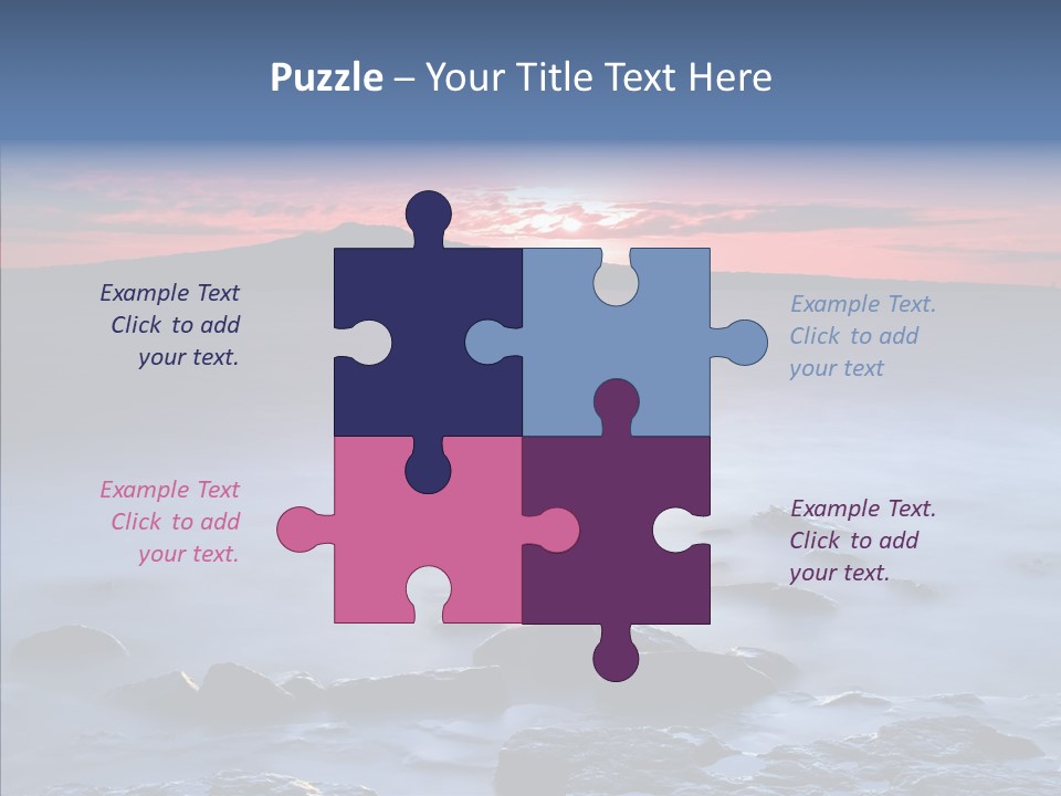 Auckland Zealand Sky PowerPoint Template