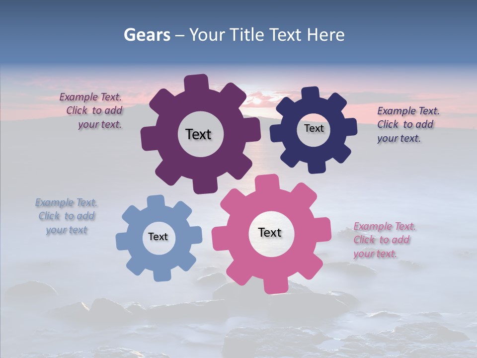 Auckland Zealand Sky PowerPoint Template