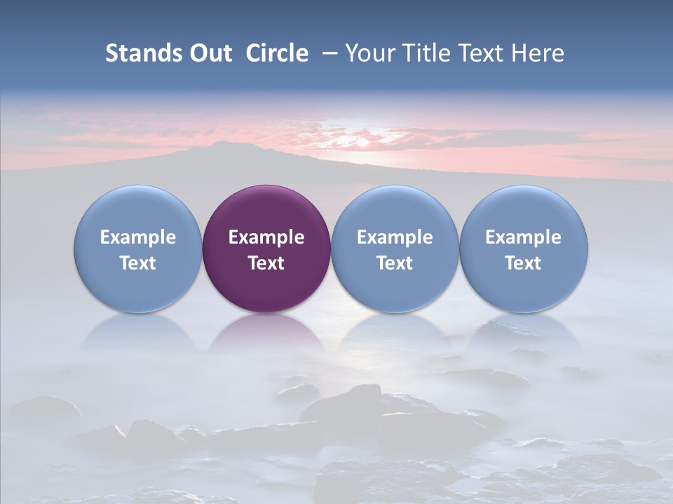 Auckland Zealand Sky PowerPoint Template