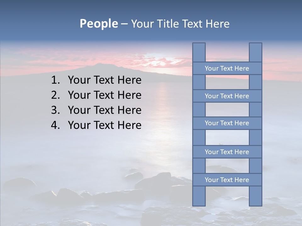 Auckland Zealand Sky PowerPoint Template