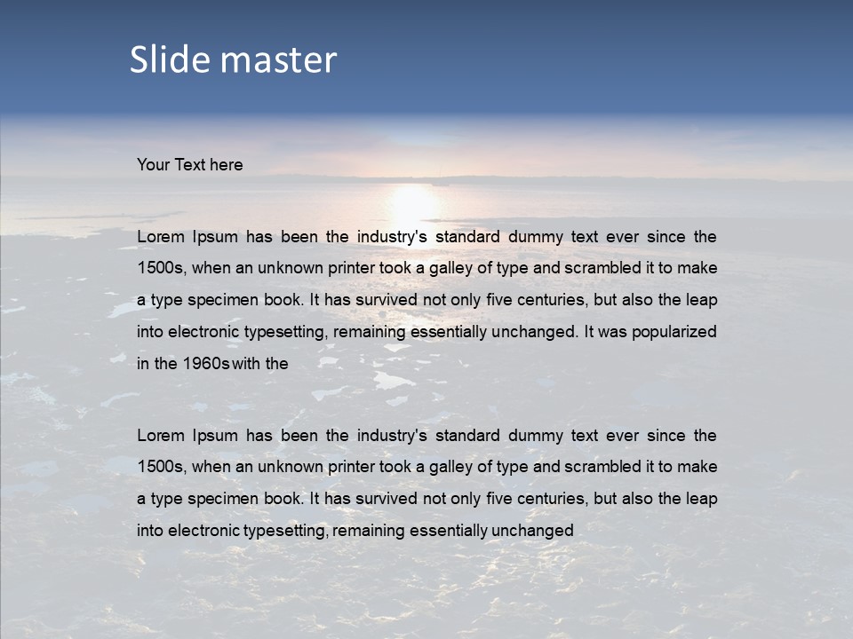 Sunrise Auckland Zealand PowerPoint Template