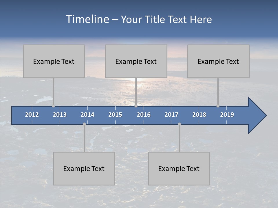 Sunrise Auckland Zealand PowerPoint Template