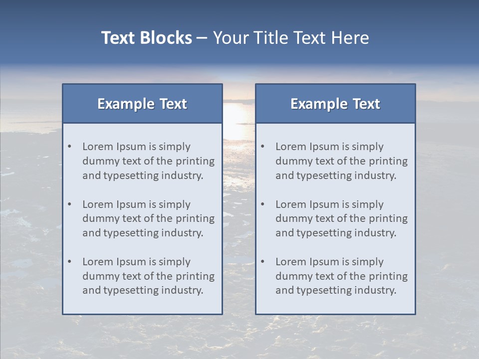 Sunrise Auckland Zealand PowerPoint Template