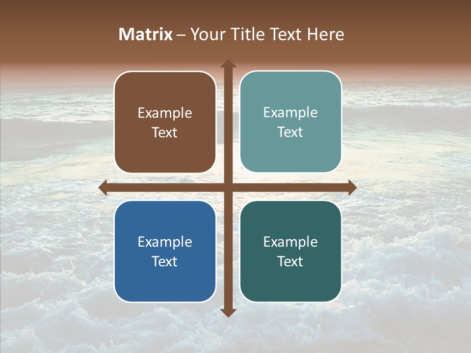 Dusk Sunrise Travel PowerPoint Template