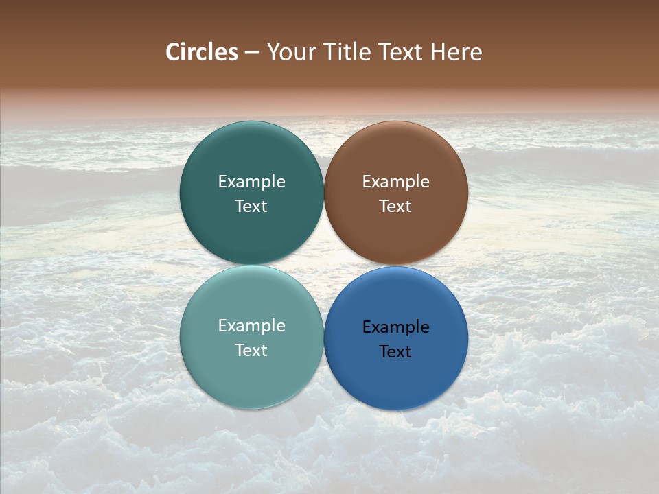 Dusk Sunrise Travel PowerPoint Template