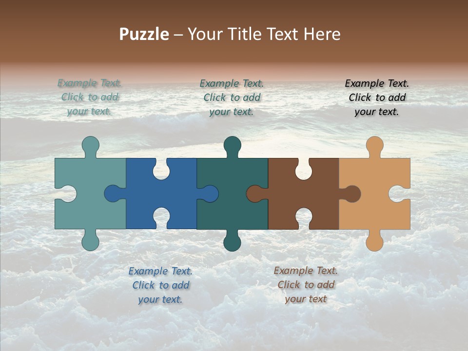 Dusk Sunrise Travel PowerPoint Template