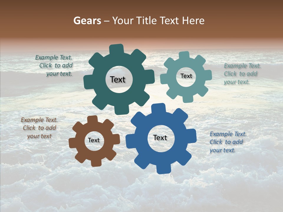 Dusk Sunrise Travel PowerPoint Template