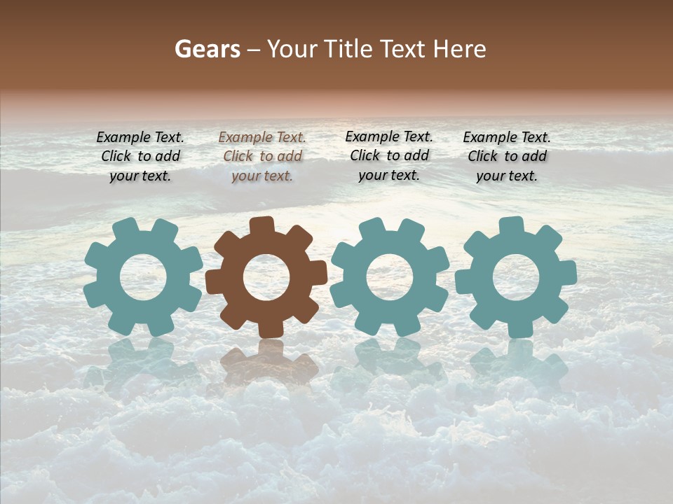 Dusk Sunrise Travel PowerPoint Template