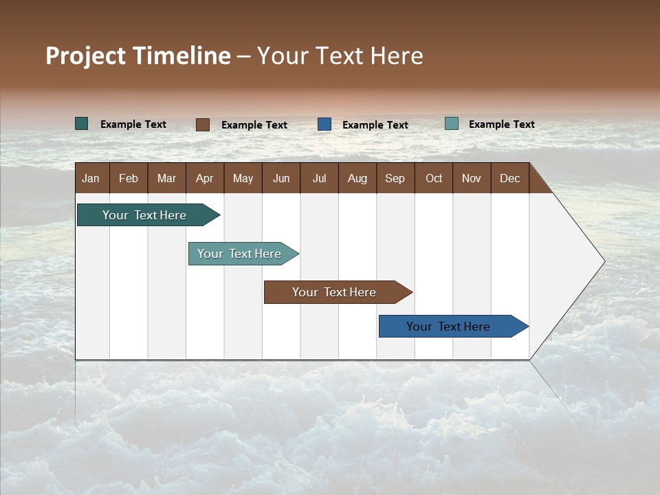 Dusk Sunrise Travel PowerPoint Template