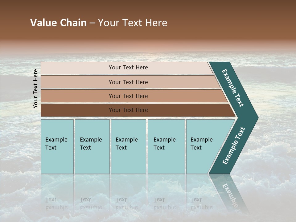Dusk Sunrise Travel PowerPoint Template