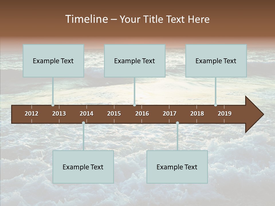 Dusk Sunrise Travel PowerPoint Template