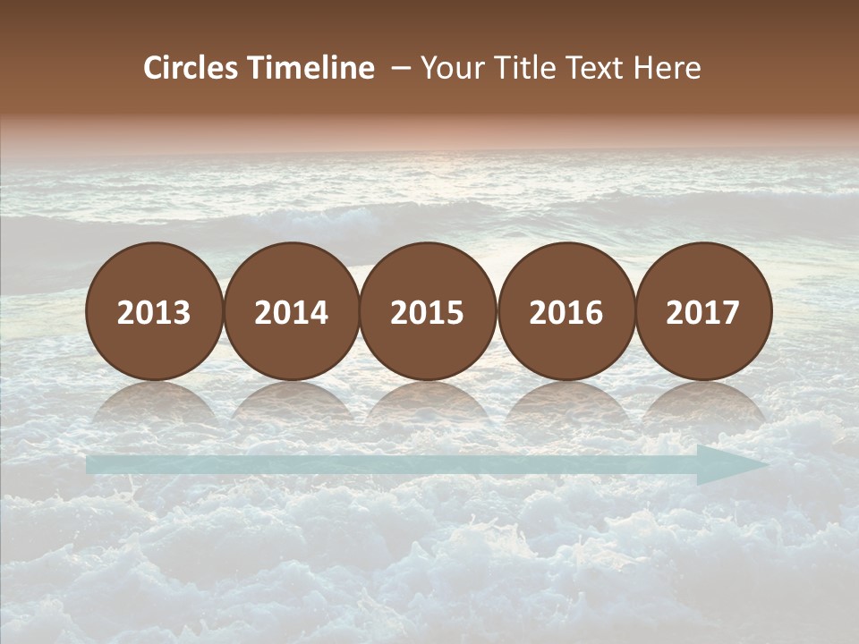 Dusk Sunrise Travel PowerPoint Template