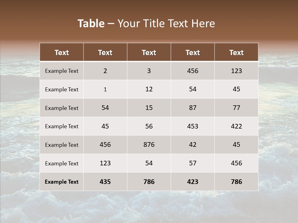 Dusk Sunrise Travel PowerPoint Template