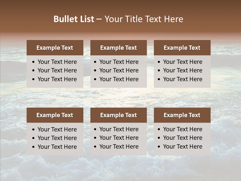 Dusk Sunrise Travel PowerPoint Template