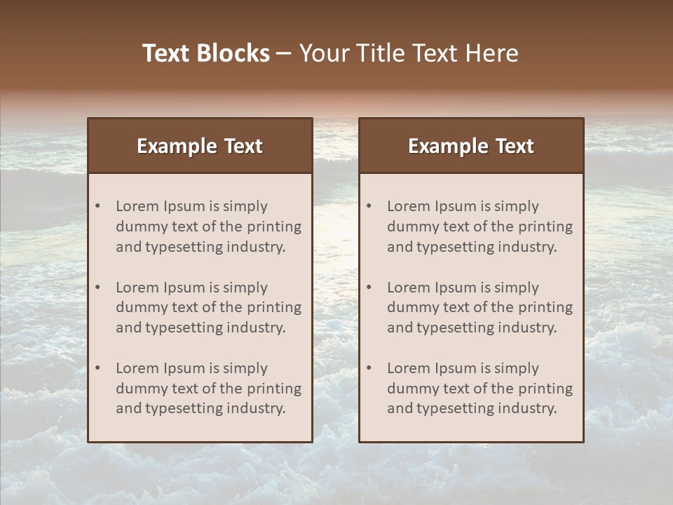 Dusk Sunrise Travel PowerPoint Template