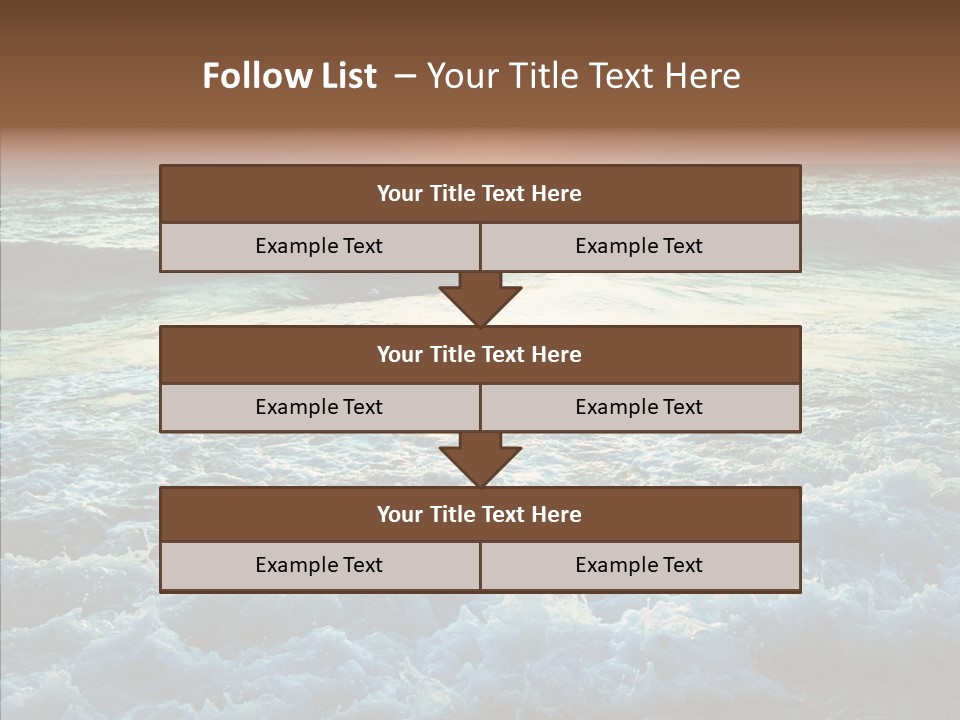 Dusk Sunrise Travel PowerPoint Template