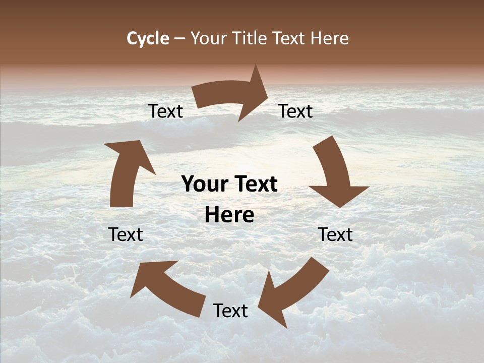 Dusk Sunrise Travel PowerPoint Template