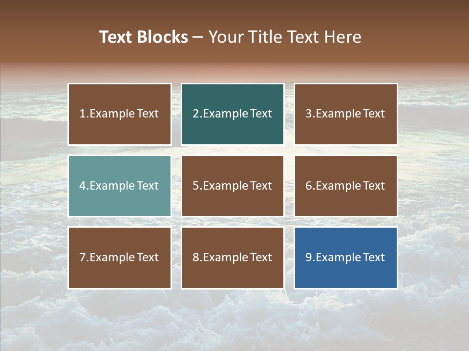 Dusk Sunrise Travel PowerPoint Template