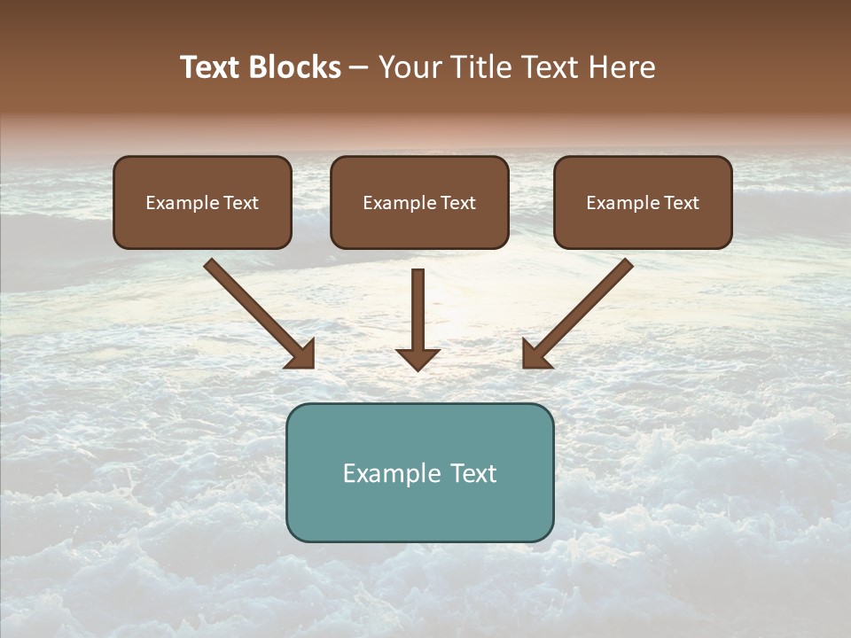 Dusk Sunrise Travel PowerPoint Template