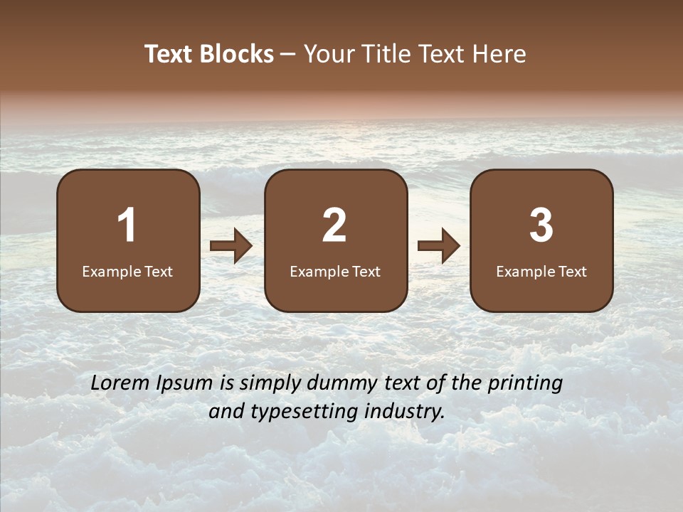Dusk Sunrise Travel PowerPoint Template