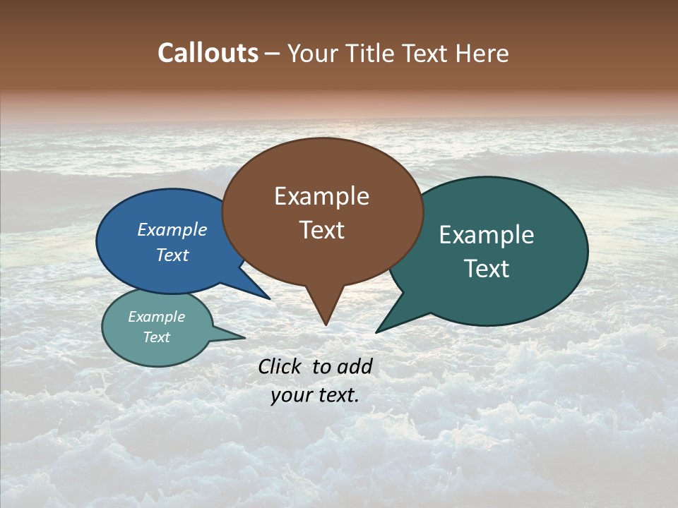 Dusk Sunrise Travel PowerPoint Template