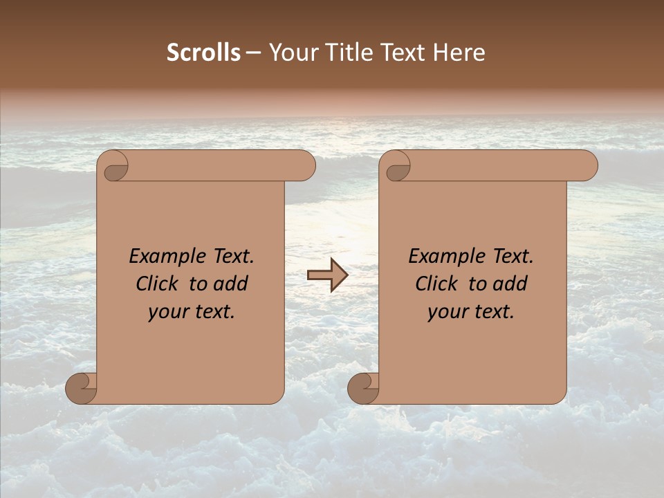 Dusk Sunrise Travel PowerPoint Template