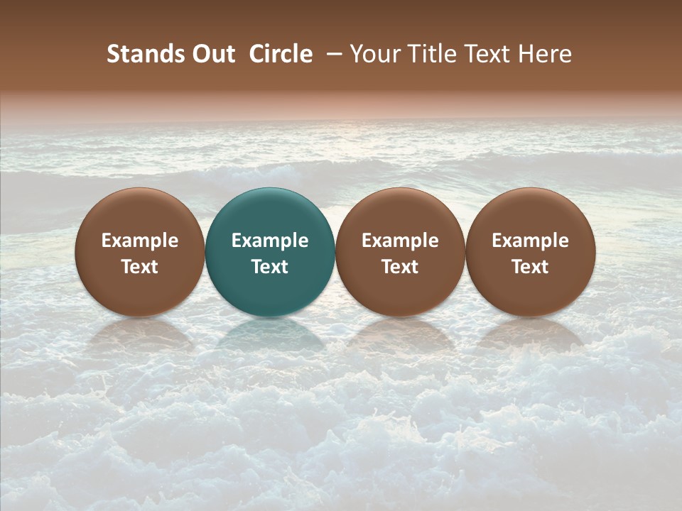 Dusk Sunrise Travel PowerPoint Template