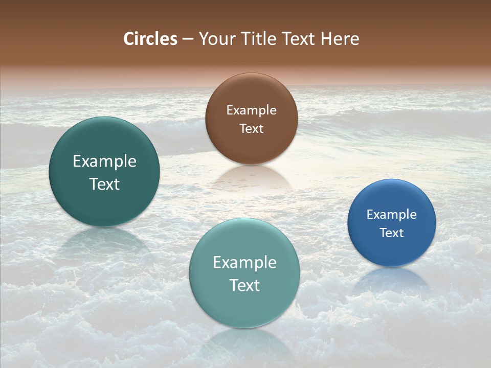 Dusk Sunrise Travel PowerPoint Template