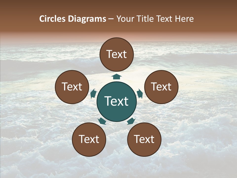 Dusk Sunrise Travel PowerPoint Template