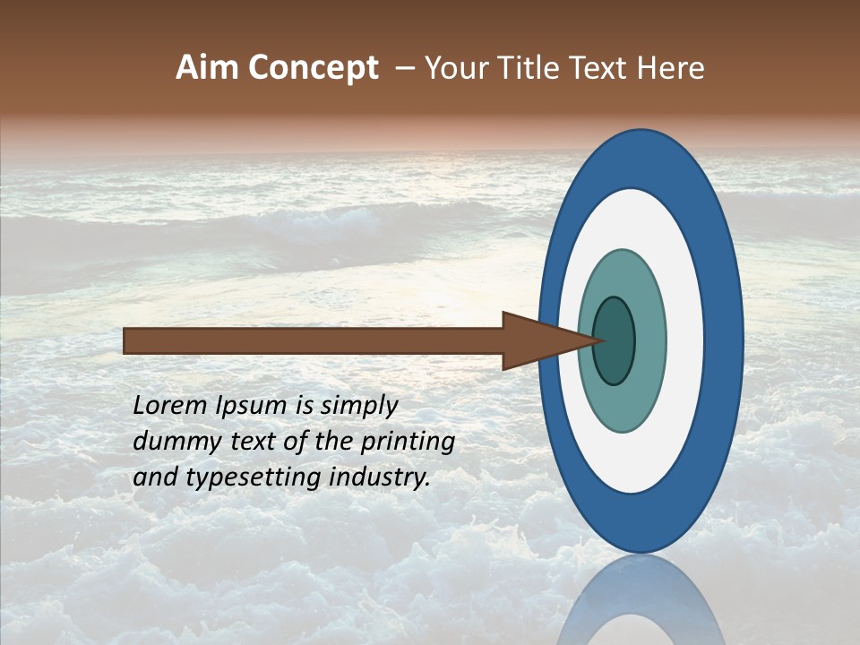 Dusk Sunrise Travel PowerPoint Template