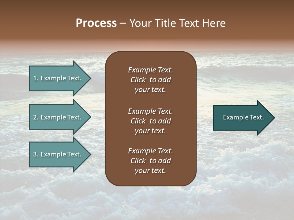 Dusk Sunrise Travel PowerPoint Template