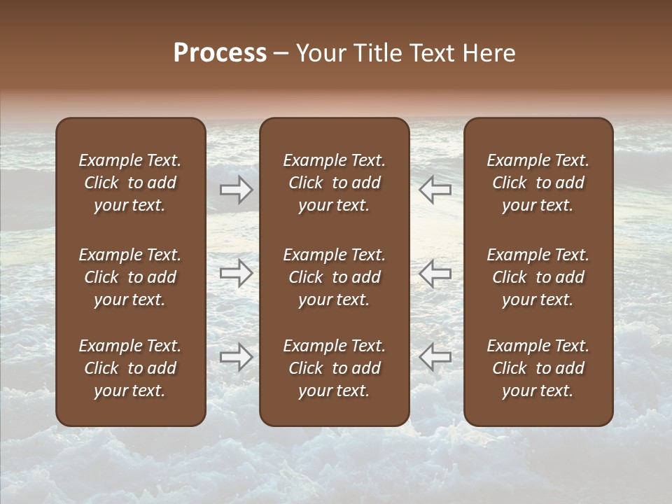 Dusk Sunrise Travel PowerPoint Template
