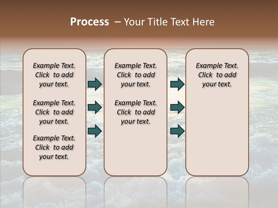 Dusk Sunrise Travel PowerPoint Template