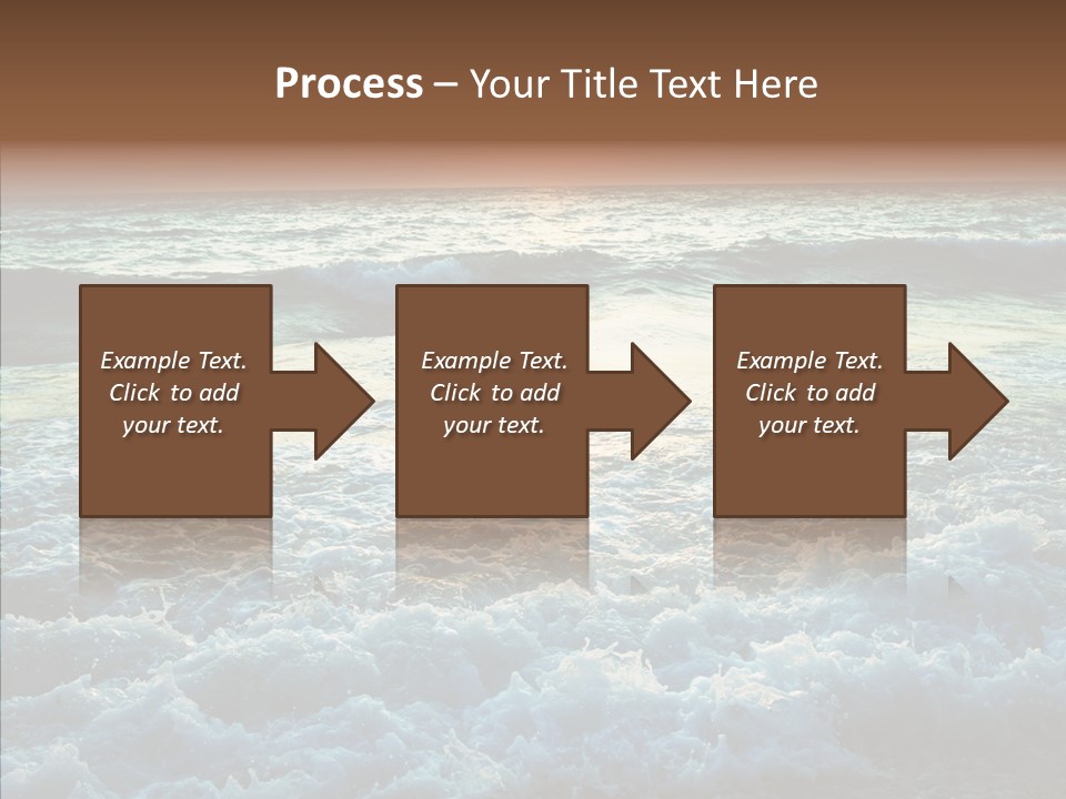 Dusk Sunrise Travel PowerPoint Template