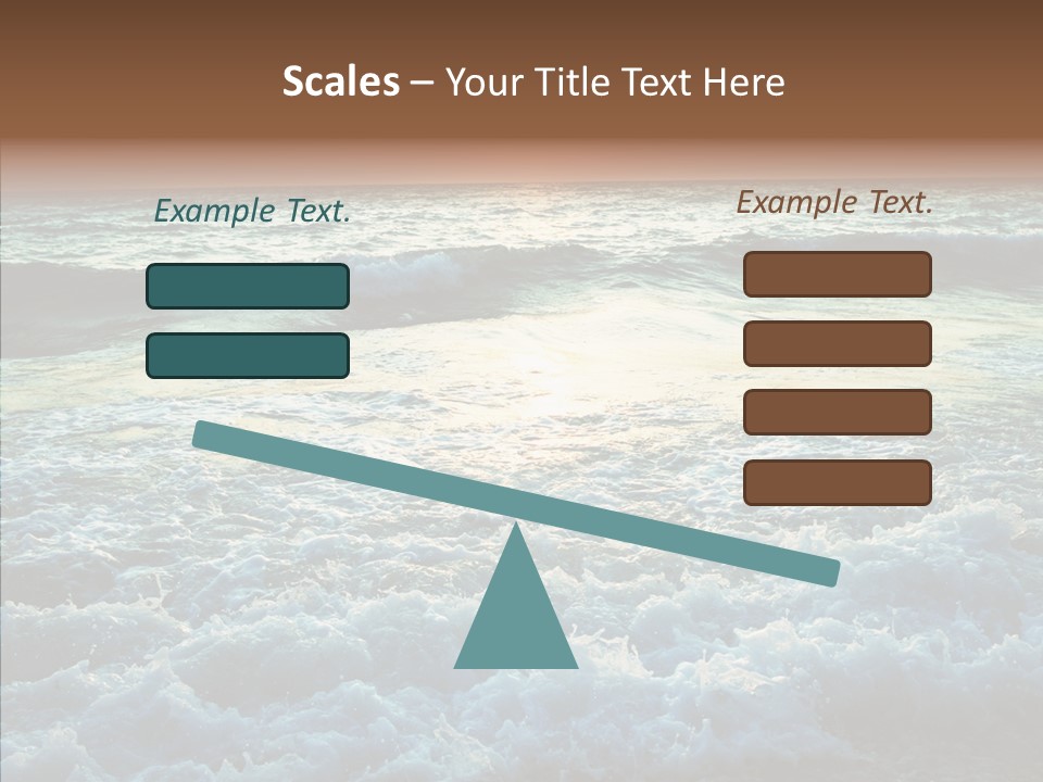 Dusk Sunrise Travel PowerPoint Template
